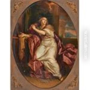 Mary Magdalene Renouncing All Earthly Vanities by Charles Le Brun
