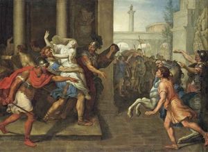 The Abduction Of Helen by Charles Le Brun
