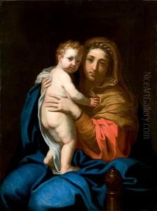 La Vierge A L'enfant by Charles Le Brun