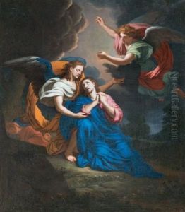 Le Christ Au Jardin Des Oliviers by Charles Le Brun
