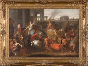 L'entree Triomphale D'alexandre A Babylone
