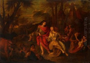 Rinaldo And Armida by Charles Le Brun