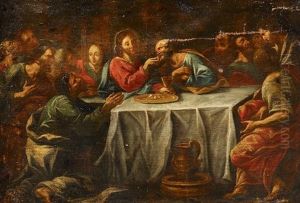 La Sainte Cene by Charles Le Brun