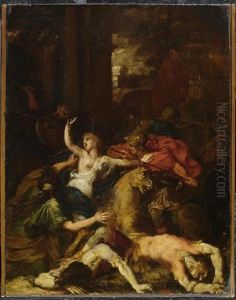 Amazonenschlacht by Charles Le Brun