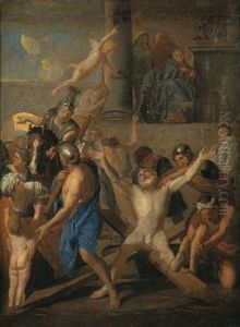Le Crucifiement De Saint Andre by Charles Le Brun