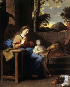 Sainte Famille by Charles Le Brun