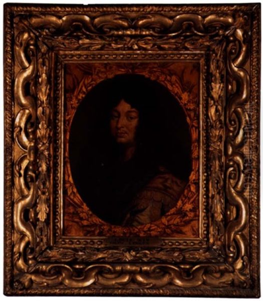 A Portrait Of Louis Xiv Wearing A Roman Imperial Costume - view 1