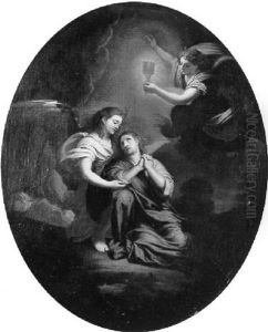 Le Christ Au Jardin Des Oliviers by Charles Le Brun