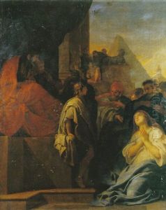 Suzanne Devant Ses Juges Justifiee Par Le Temoignage Du Jeune Daniel, Daniel, Xiii, 48 by Charles Le Brun