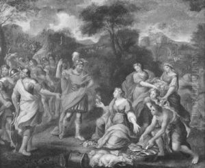 Alexander Iii, Der Grose, Begegnet Der Sogdischen Furstentochter Roxane, Seiner Spateren Ersten Frau Alexander Iii, Der Grose, Begegnet Der Sogdischen Furstentochter Roxane, Seiner Spateren Ersten Frau
