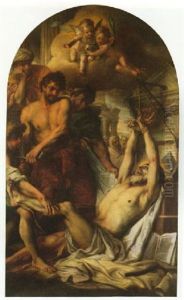 Martyrdom Of Saint Bartholomew by Charles Le Brun