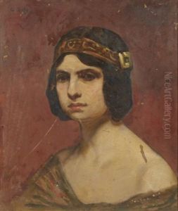 Portrait De Femme A La Couronne