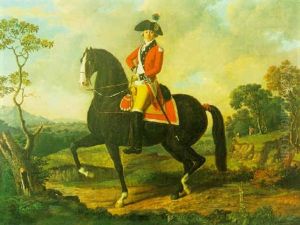 Equestrian Portrait Of A Gentleman (marie Joseph Paul Yves Roch Gilbert Du Motier, Marquis De La Fayette?)