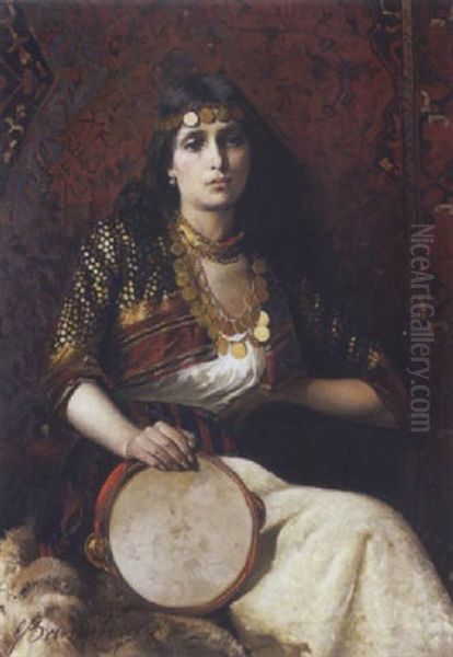 Portrait De Jeune Fille Au Tambourin - view 1