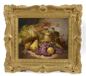 Nature Morte Fruits Et Chaudron