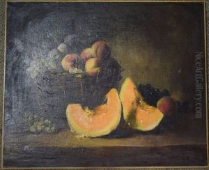 Nature Morte Au Melon by Alfred Arthur Brunel de Neuville