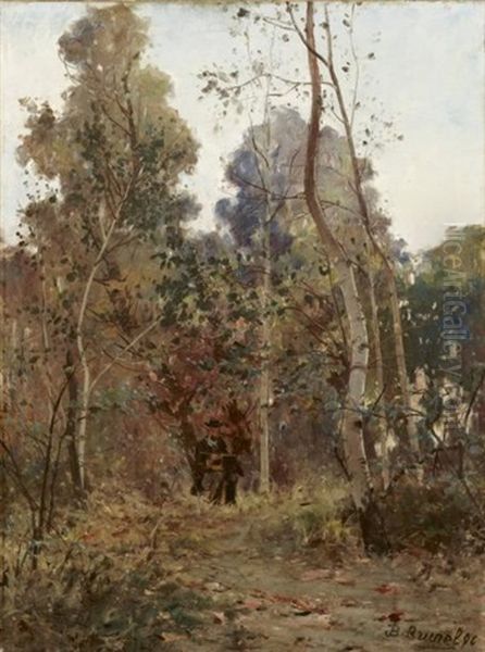 Le Peintre Paul Sain Sur La Barthelasse - view 1