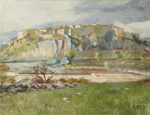 Lourmarin Ou Cadenet by Jean Baptiste Brunel