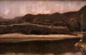 Les Bords Du Gardon by Jean Baptiste Brunel