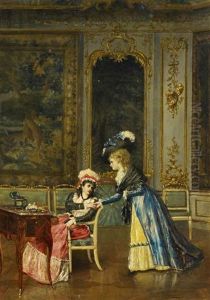 Rokkoko-interieur by Francois Brunery