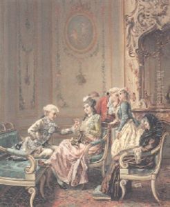 Courtship by Francois Brunery