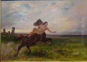 Le Supplice De Mazeppa by Pierre Auguste Brunet-Houard