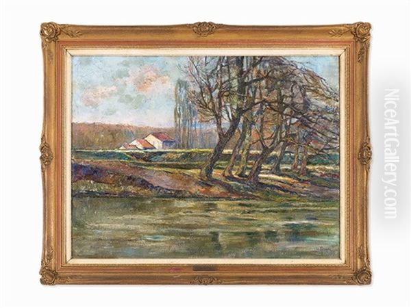 Cottages In A Landscape - view 1