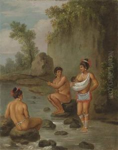 Carib Women Of St Vincent by Agostino Brunias