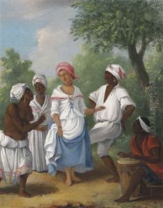 A Negroe's Dance In The Island Of Dominica by Agostino Brunias