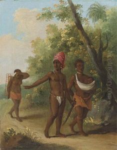 Black Caribs, St Vincent by Agostino Brunias