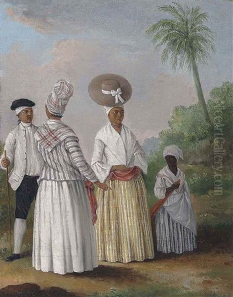 Free Coloured Women Of Dominica With An Attendant - view 1