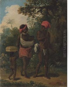 A Native Family Of St. Vincent by Agostino Brunias
