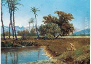 " Au Bord De L'oued En Kabylie ". by Henri Allouard