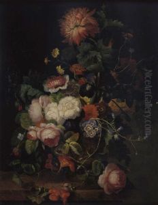 Blumenstilleben by Leopold Brunner the Elder