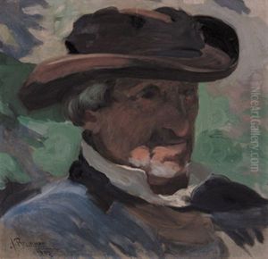 Herrenportrait Mit Hut