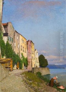 Scharding Am Inn by Ferdinand Brunner