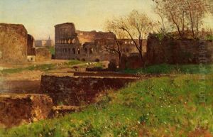 Das Colosseum In Rom by Ferdinand Brunner