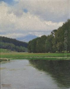 Stille Landschaft by Ferdinand Brunner