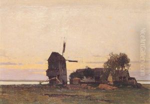 Windmuhle In St. Andrae, Burgenland