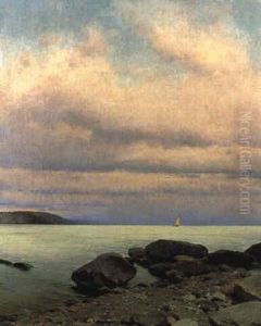 Abend Am Adriatischen Meere by Ferdinand Brunner