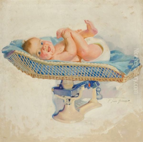 Weighing Baby - view 1