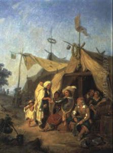 Das Zeltlager by Hans Brunner