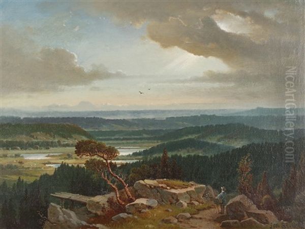 Voralpenlandschaft Nach Dem Gewitter - view 1