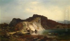 Hirte Am Bergsee
