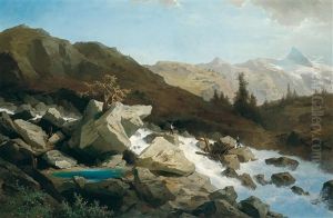 Wildbach, Parthie Aus Oberkarnthen Wildbach, Parthie Aus Oberkarnthen