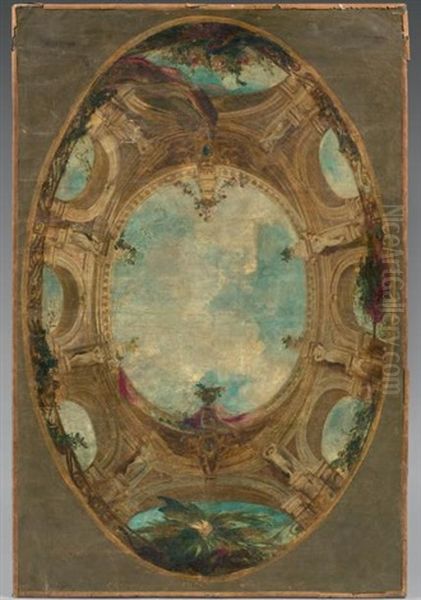 Etude Pour Un Decor De Plafond - view 1