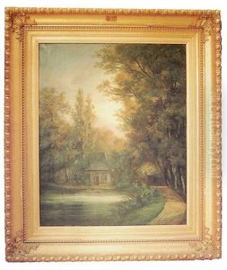 Paysage A La Maison Du Lac