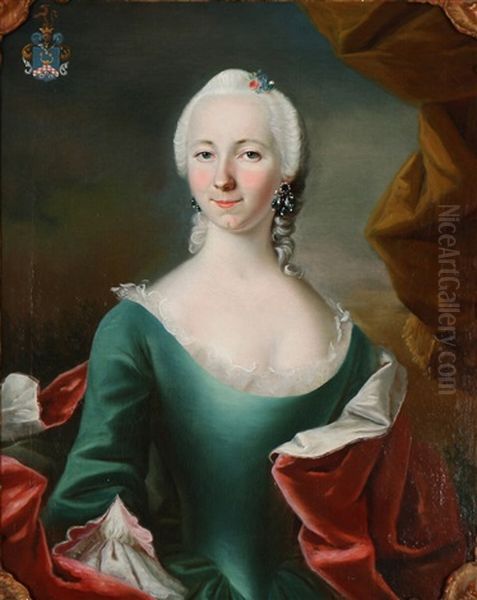 Portrait Of Anna Margrethe Benzon - view 1