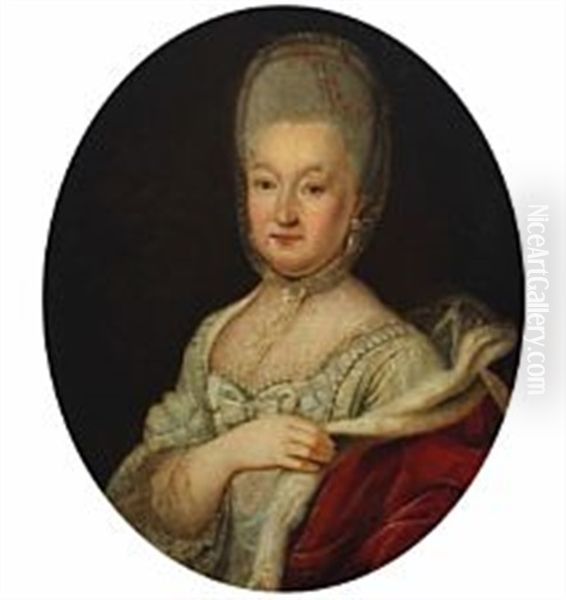 Portrait Of Johanne Sofie Amalie Bille Born Stiboldt - view 1