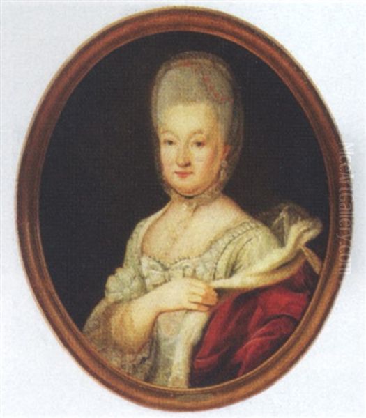 Portraet Af Johanne Sofie Amalie Bille - view 1